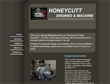 Tablet Screenshot of honeycuttengines.com